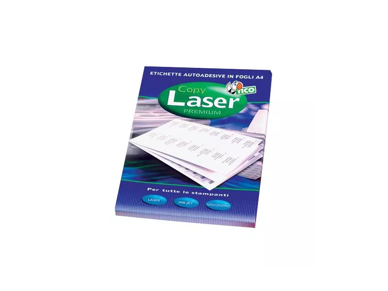 Etichette Adesive Copy Laser Premium Tico con Angoli Arrotondati - A4 - 99,1x67,7 mm - LP4FA-9967 (Arancione Fluo Conf. 70) Etichette Adesive Copy Laser Premium Tico con Angoli Arrotondati - A4 - 99,1x67,7 mm - LP4FA-9967 (Arancione Fluo Conf. 70)