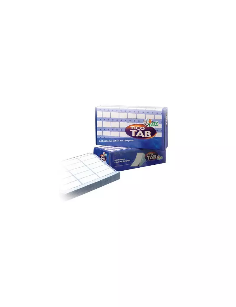 Etichette Adesive Modulo Continuo Tico - 1 Pista - 149x97,2 mm - TAB1-1499 (Bianco Conf. 500) Etichette Adesive Modulo Continuo Tico - 1 Pista - 149x97,2 mm - TAB1-1499 (Bianco Conf. 500)