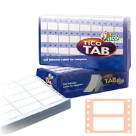 Etichette Adesive Modulo Continuo Tico - 1 Pista - 89x36,2 mm - TAB1-0893 (Bianco Conf. 500)