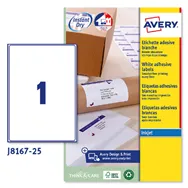 Etichette Adesive QuickDry Avery - A4 - 199,6x289,1 mm - J8167-25 (Bianco Conf. 25)
