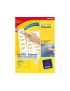 Etichette Adesive QuickPeel Avery - A4 - 99,1x38,1 mm - J8563-25 (Trasparente Conf. 25)