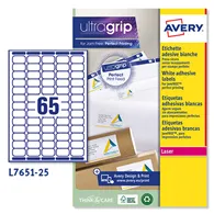 Etichette Adesive Avery - A4 - 38,1x21,2 mm - L7651-25 (Bianco Conf. 25)