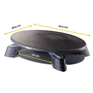 Supporto Monitor TFT/LCD Fellowes - 91450 (Grigio Scuro e Grigio Platino)