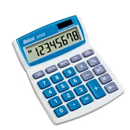Calcolatrice da Tavolo IBICO 208X (Bianco e Blu)