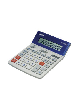 Calcolatrice da Tavolo Summa 60 Olivetti (Bianco e Blu)