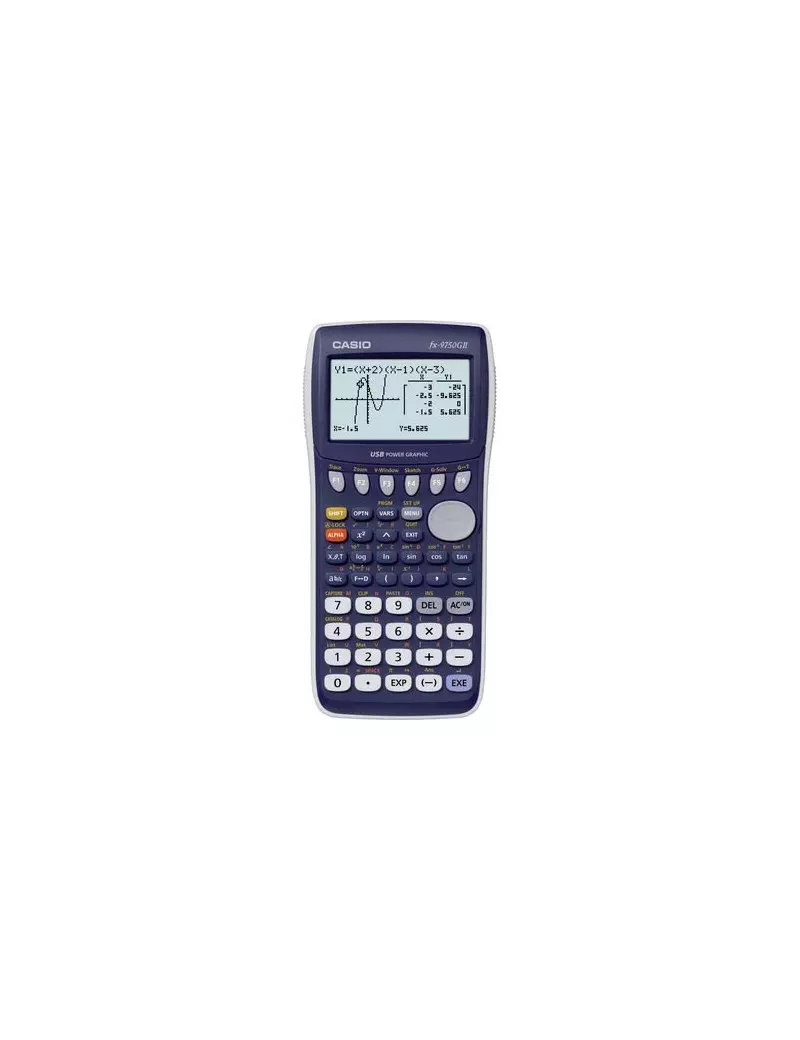 Calcolatrice Grafica FX-9750GII Casio (Blu)