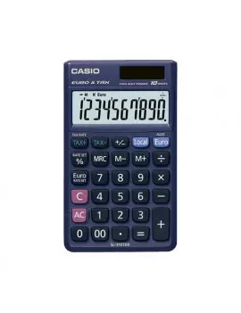 Calcolatrice Tascabile Casio SL-310TER+ (Blu Scuro)