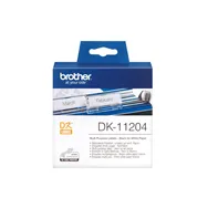 Etichette Adesive in Carta Serie DK Brother - 17x54 mm - DK-11204 (Nero)