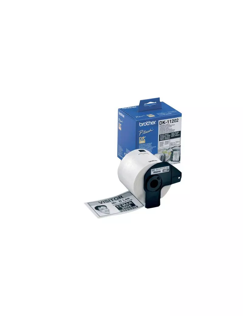 Etichette Adesive in Carta Serie DK Brother - 17x54 mm - DK-11204 (Nero) Etichette Adesive in Carta Serie DK Brother - 17x54 mm - DK-11204 (Nero)