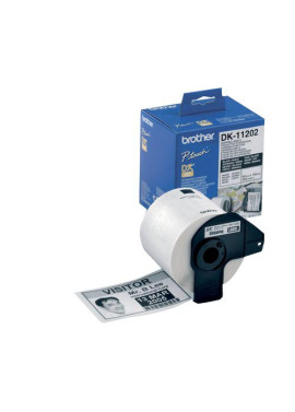 Etichette Adesive in Carta Serie DK Brother - 62x100 mm - DK11202 (Nero)