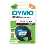 Nastro Originale Dymo S0721610 - 91201 - 12 mm x 4 m - Plastica (Bianco)