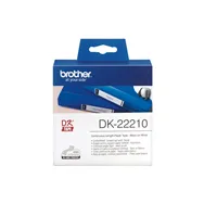 Nastro Originale Brother DK-22210 - 29 mm x 30,48 m - Carta (Nero su Bianco)