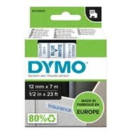 Nastro Originale Dymo S0720540 - 45014 - 12 mm x 7 m (Blu su Bianco)