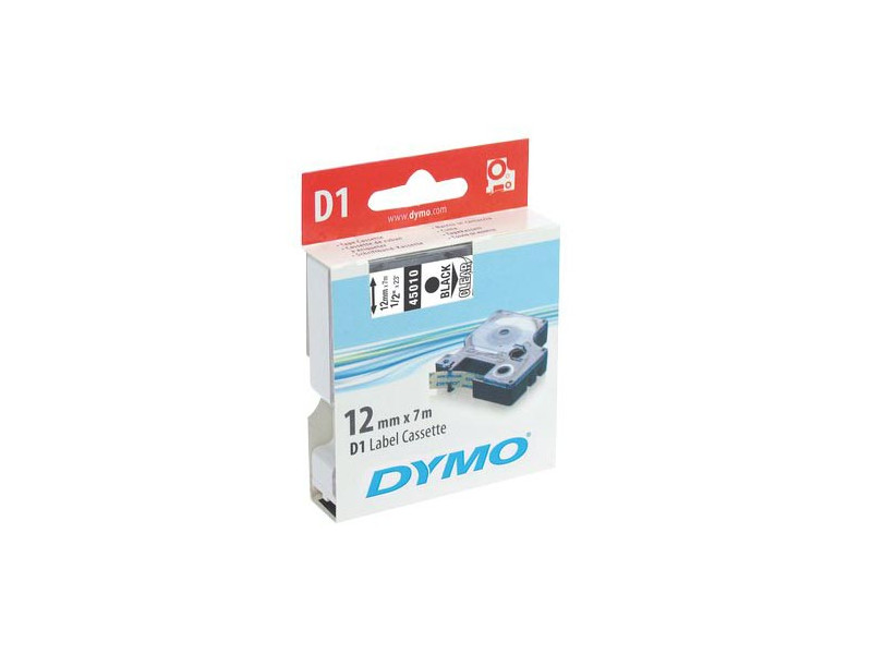 Nastro Originale Dymo S0720530 - 45013 - 12 mm x 7 m (Nero su Bianco) Nastro Originale Dymo S0720530 - 45013 - 12 mm x 7 m (Nero su Bianco)