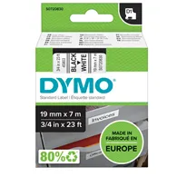 Nastro Originale Dymo S0720830 - 45803 - 19 mm x 7 m (Nero su Bianco)
