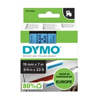 Nastro Originale Dymo S0720860 - 45806 - 19 mm x 7 m (Nero su Blu)
