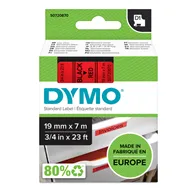 Nastro Originale Dymo S0720870 - 45807 - 19 mm x 7 m (Nero su Rosso)