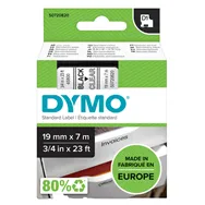 Nastro Originale Dymo S0720820 - 45800 - 19 mm x 7 m (Nero su Trasparente)