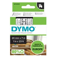 Nastro Originale Dymo S0720930 - 53713 - 24 mm x 7 m (Nero su Bianco)