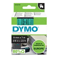 Nastro Originale Dymo S0720740 - 40919 - 9 mm x 7 m (Nero su Verde)