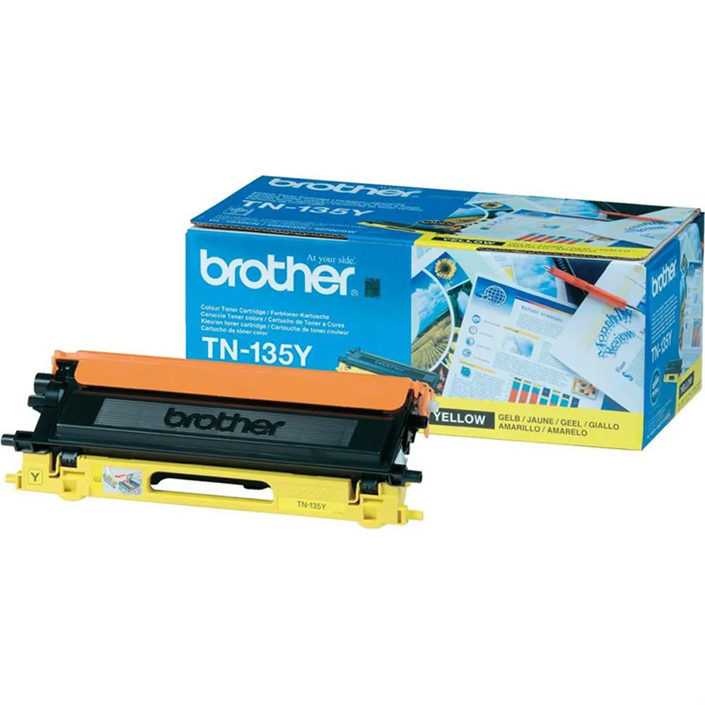 Toner Originale Brother TN-135Y (Giallo 4000 pagine)