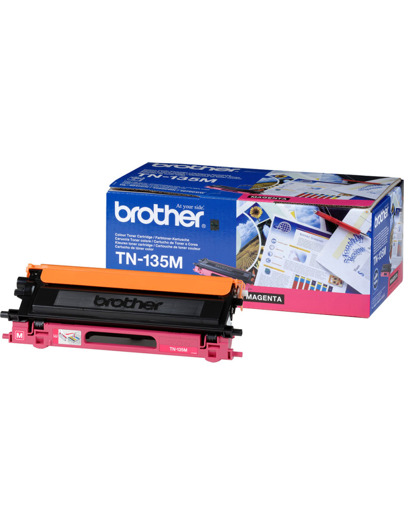 Toner Originale Brother TN-135M (Magenta 4000 pagine)