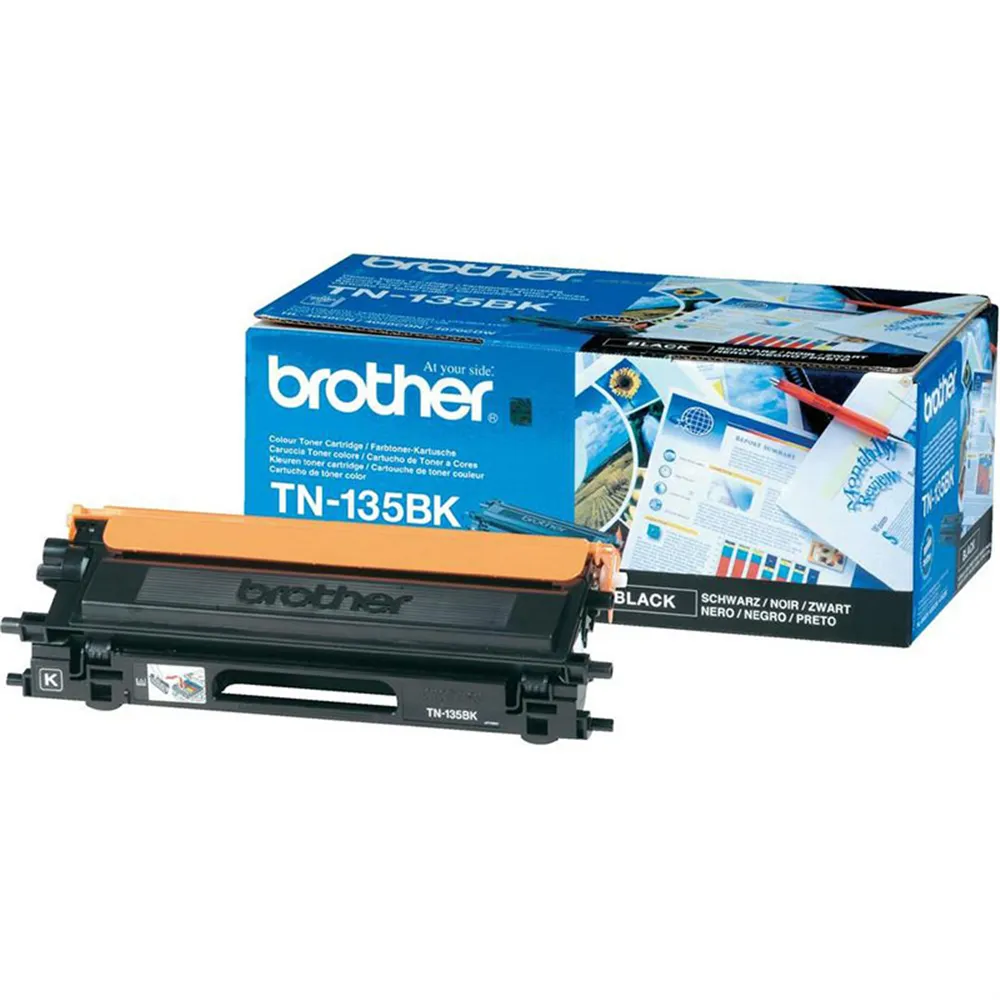 Toner Originale Brother TN-135BK (Nero 5000 pagine)