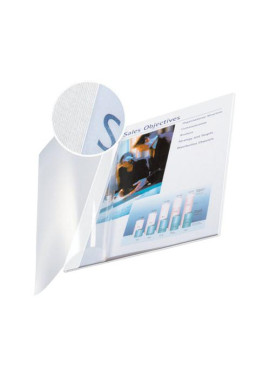 Copertine Flessibili con Fronte Trasparente Esselte - 10-35 Fogli - 73980001 (Bianco Avorio Conf. 10)