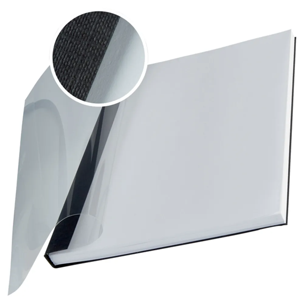 Copertine Flessibili con Fronte Trasparente Esselte - 36-70 Fogli - 73990095 (Nero Antracite Conf. 10)