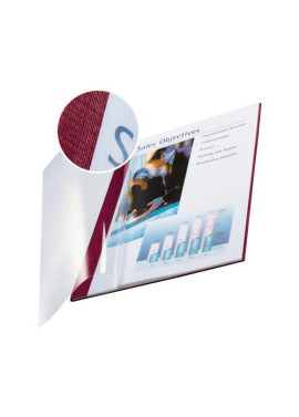 Copertine Flessibili con Fronte Trasparente Esselte - 36-70 Fogli - 73990028 (Rosso Scarlatto Conf. 10)