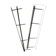 Pettini per Rilegatura a Pettine Velobind GBC - 2-200 Fogli - A9741640 (Rosso Conf. 25)