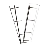 Pettini per Rilegatura a Pettine Velobind GBC - 2-200 Fogli - A9741640 (Rosso Conf. 25)