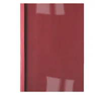 Cartelline Termiche per Rilegatura GBC - Goffrata - 3 mm - IB451218 (Trasparente e Rosso Conf. 100)