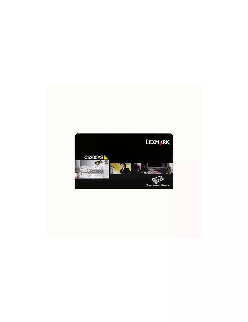 Toner Originale Lexmark C5200YS (Giallo 1500 pagine) Toner Originale Lexmark C5200YS (Giallo 1500 pagine)