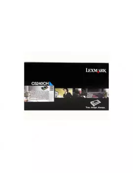 Toner Originale Lexmark C5240CH (Ciano 5000 pagine)