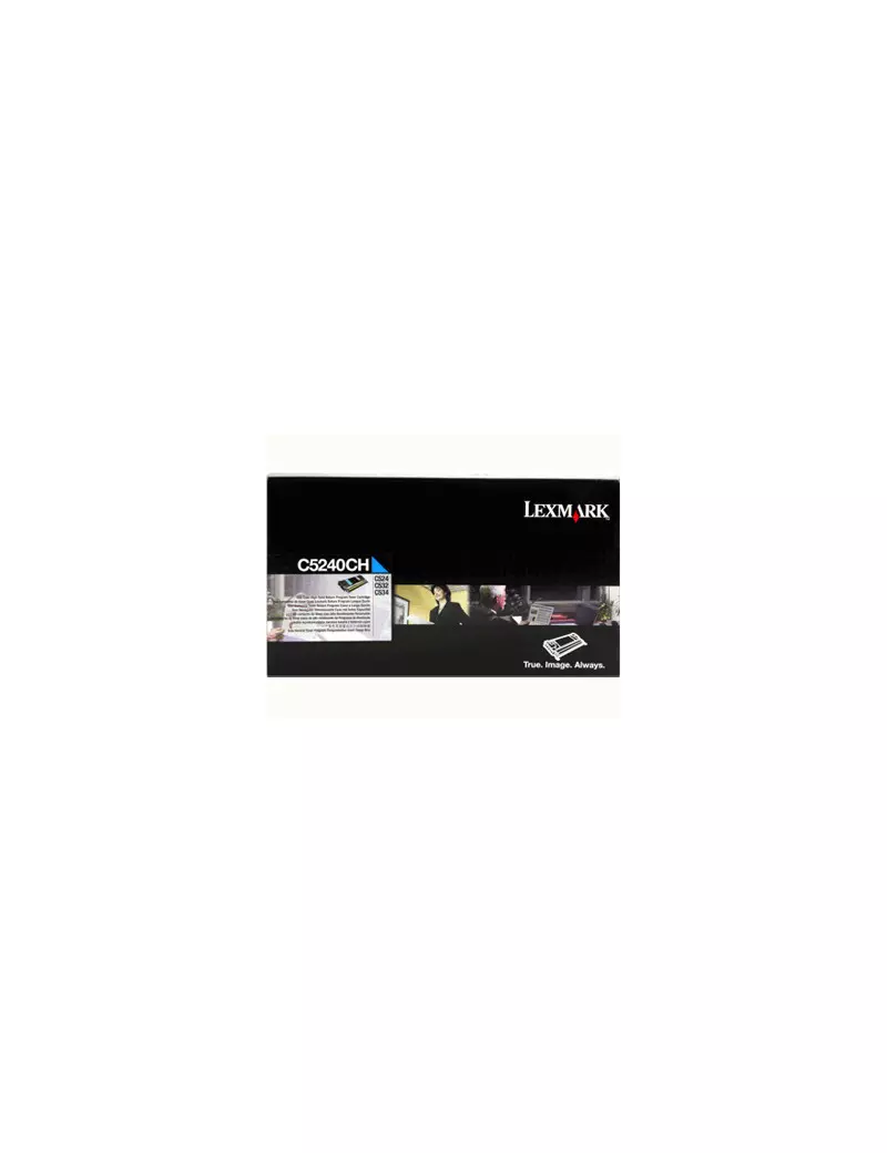 Toner Originale Lexmark C5240CH (Ciano 5000 pagine)