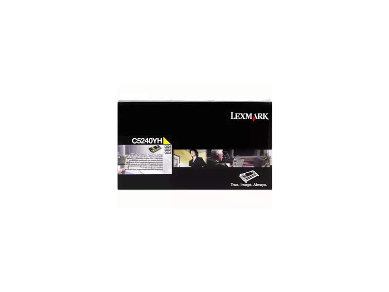 Toner Originale Lexmark C5240YH (Giallo 5000 pagine) Toner Originale Lexmark C5240YH (Giallo 5000 pagine)