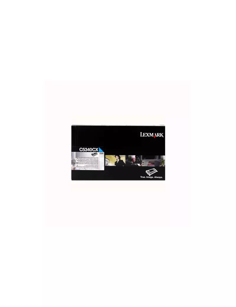 Toner Originale Lexmark C5340CX (Ciano 7000 pagine) Toner Originale Lexmark C5340CX (Ciano 7000 pagine)