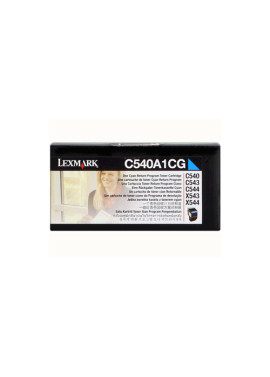Toner Originale Lexmark C540A1CG (Ciano 1000 pagine)