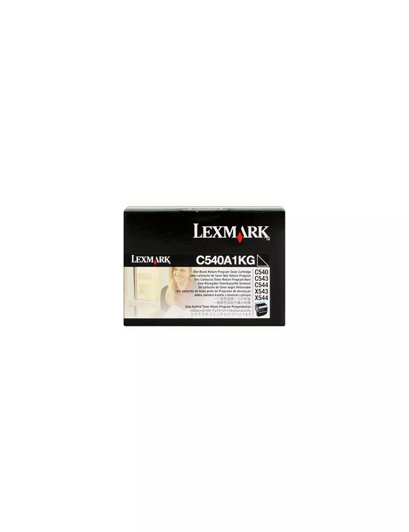 Toner Originale Lexmark C540A1KG (Nero 1000 pagine) Toner Originale Lexmark C540A1KG (Nero 1000 pagine)