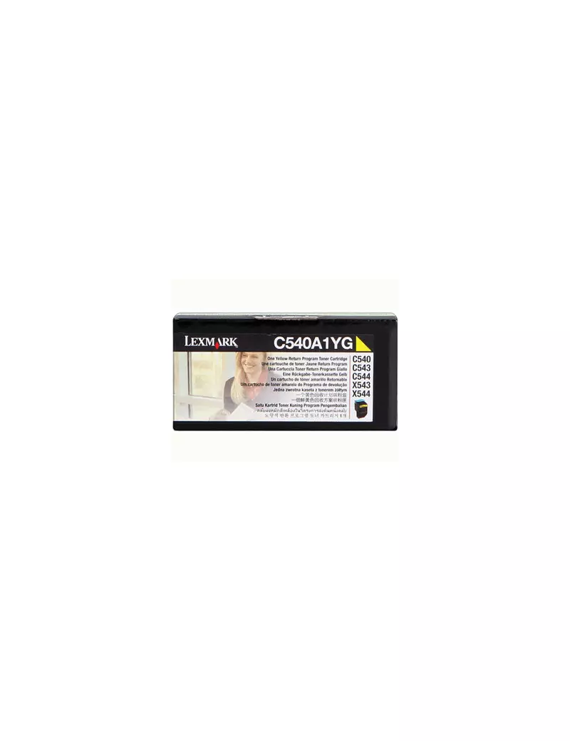 Toner Originale Lexmark C540A1YG (Giallo 1000 pagine) Toner Originale Lexmark C540A1YG (Giallo 1000 pagine)