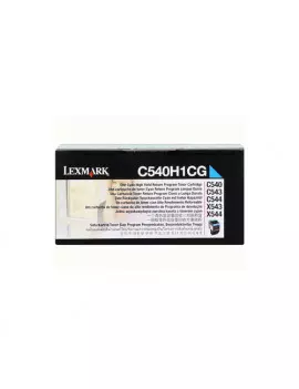 Toner Originale Lexmark C540H1CG (Ciano 2000 pagine)