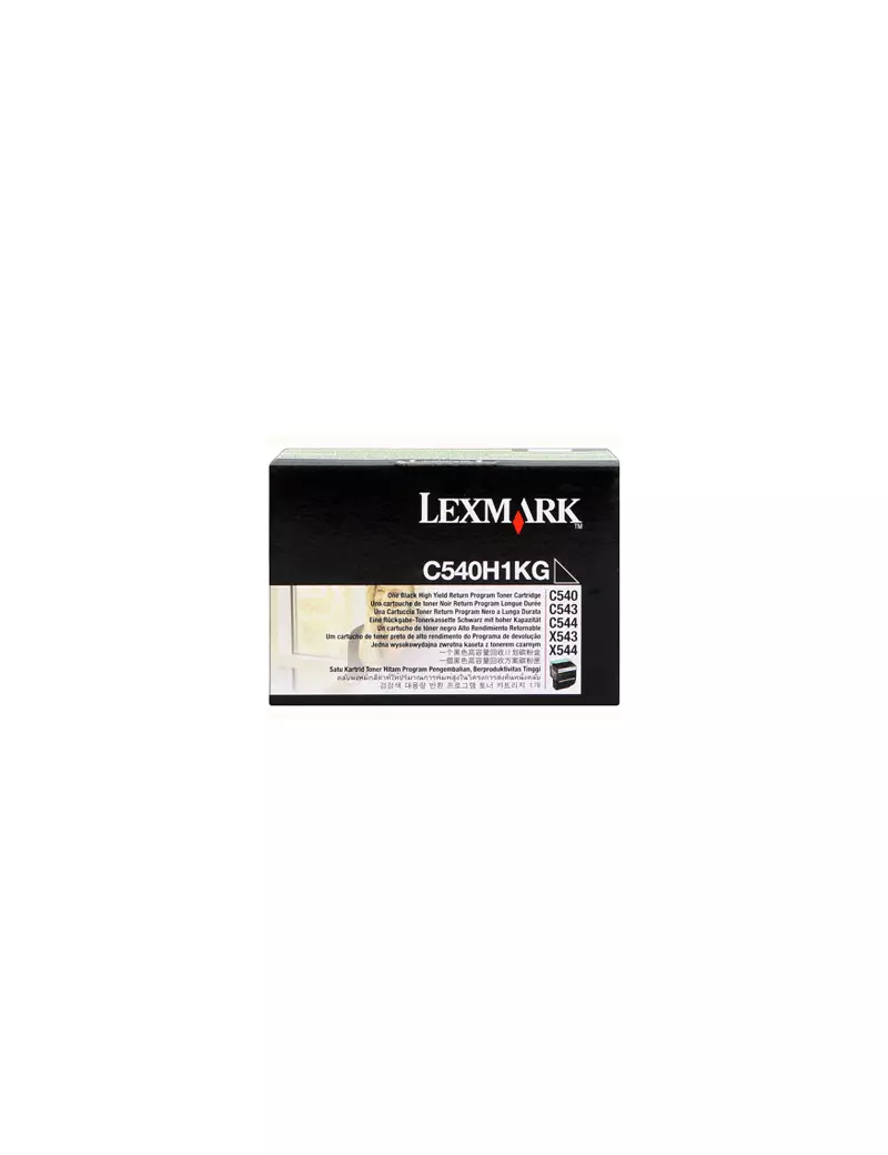 Toner Originale Lexmark C540H1KG (Nero 2500 pagine) Toner Originale Lexmark C540H1KG (Nero 2500 pagine)