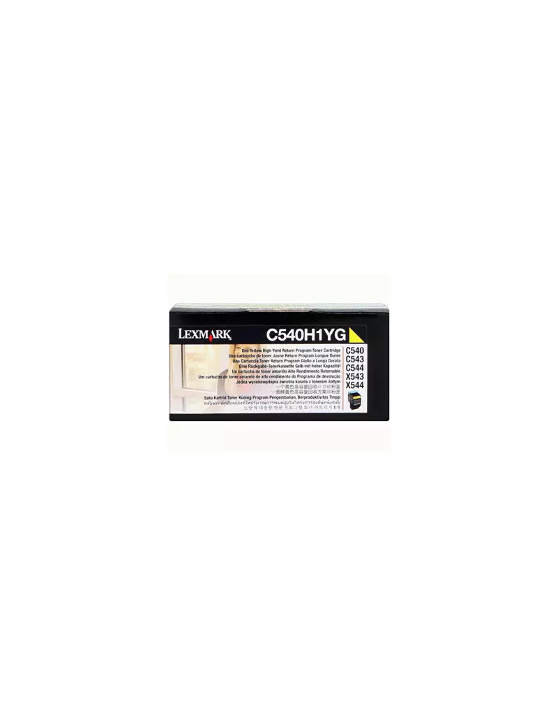Toner Originale Lexmark C540H1YG (Giallo 2000 pagine) Toner Originale Lexmark C540H1YG (Giallo 2000 pagine)