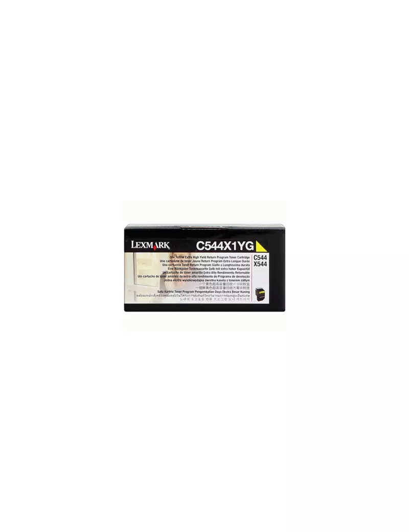 Toner Originale Lexmark C544X1YG (Giallo 4000 pagine)