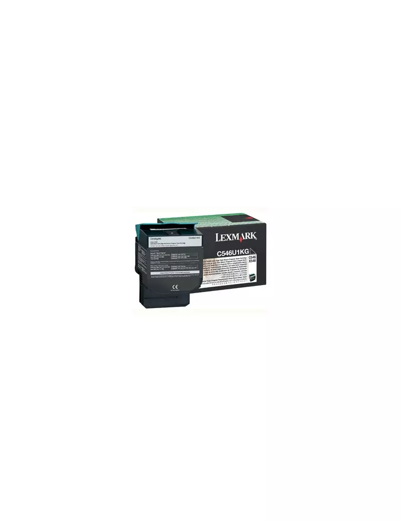 Toner Originale Lexmark C546U1KG (Nero 8000 pagine)