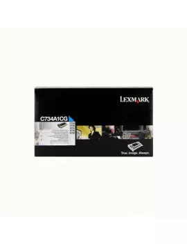 Toner Originale Lexmark C734A1CG (Ciano 6000 pagine)