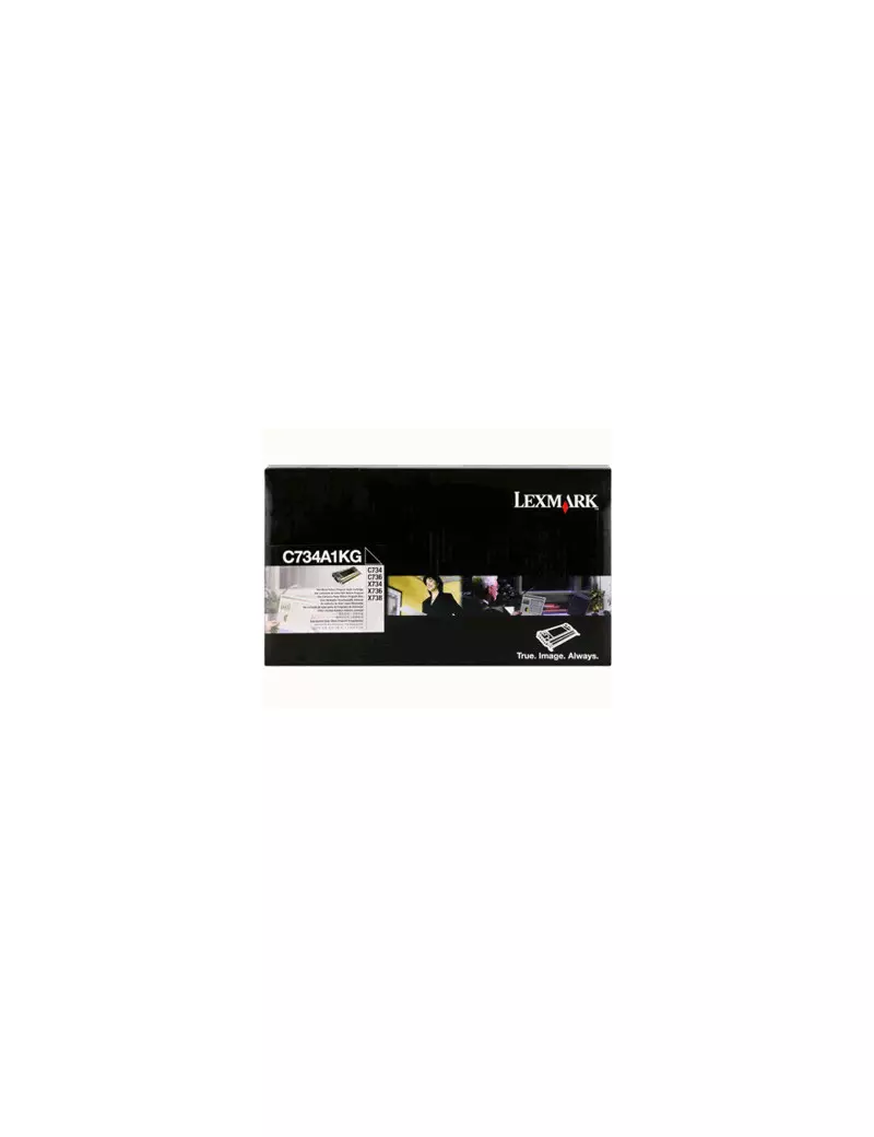 Toner Originale Lexmark C734A1KG (Nero 8000 pagine) Toner Originale Lexmark C734A1KG (Nero 8000 pagine)