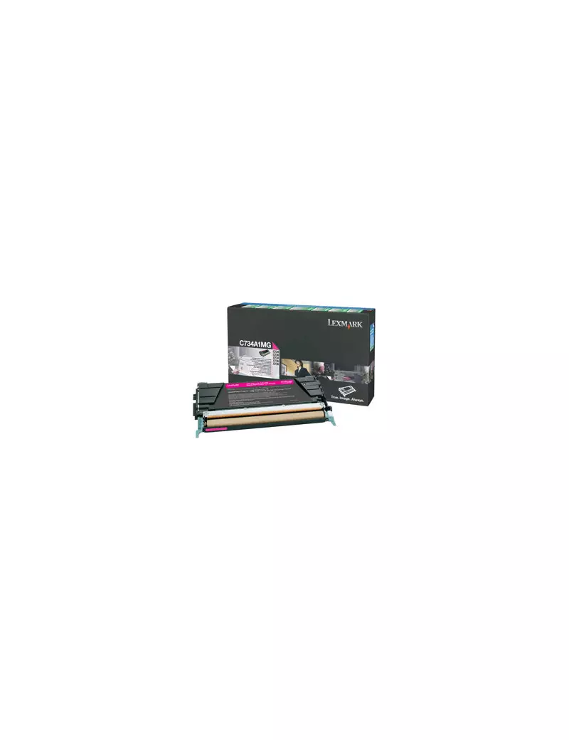 Toner Originale Lexmark C734A1MG (Magenta 6000 pagine)