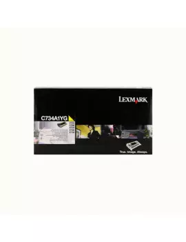 Toner Originale Lexmark C734A1YG (Giallo 6000 pagine)